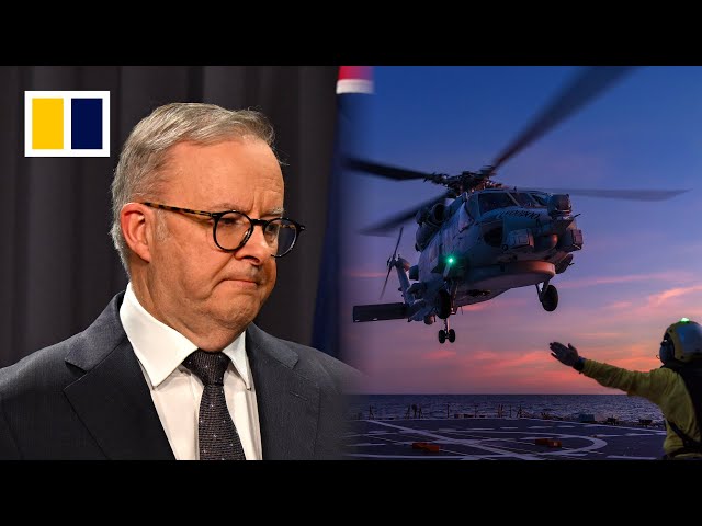 Albanese blasts China over military helicopter incident class=