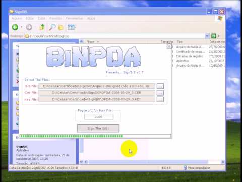 Vídeo: Como Assinar Um Arquivo Symbian
