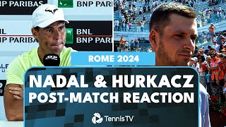 I Never Said Its Going To Be My Last Tournament Rafa Nadal Hubert Hurkacz Post-Match Reaction