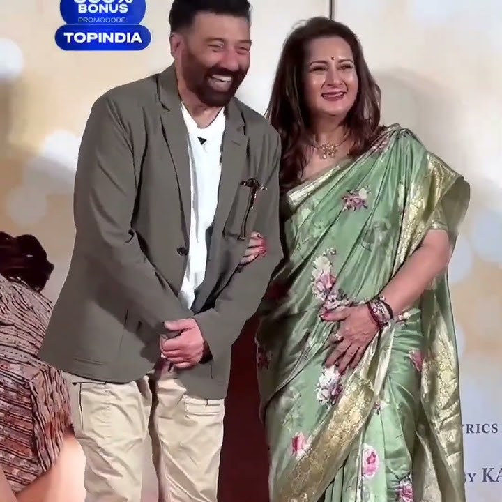 Sunny deol & punam dhillon after 39 year of soni mahiwal movie ❤️#bollywood #sony0022