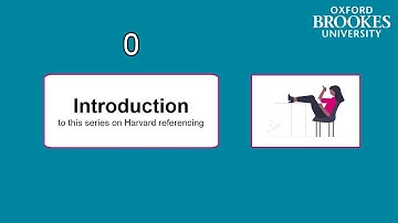 0.  Harvard referencing: Intro to bitesize referencing videos