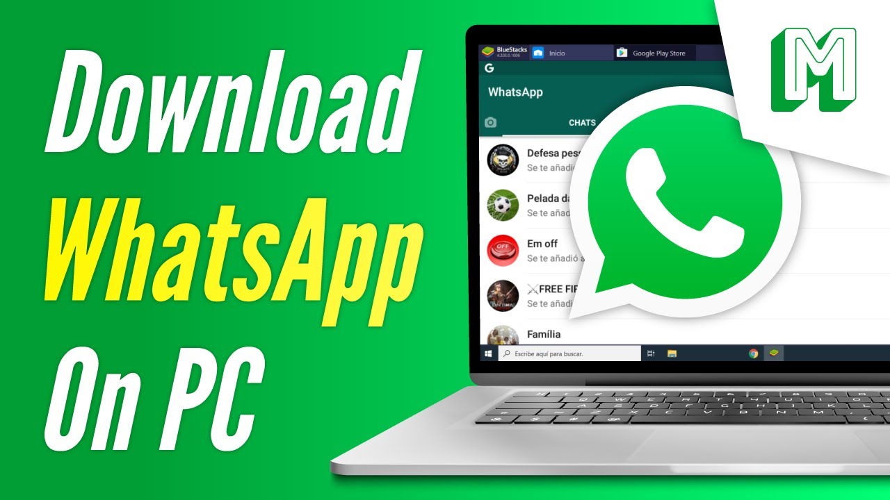 whatsapp on windows 10 laptop