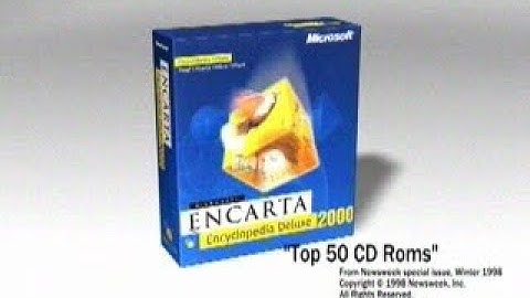 Microsoft Encarta Encyclopedia Deluxe 2000 (Ad Video 1999)