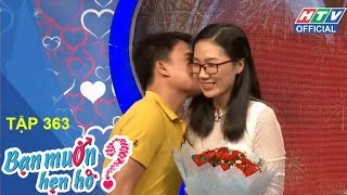 HTV BẠN MUỐN HẸN HÒ | Yêu nữ tài xế Grab, anh dám không | BMHH #363 FULL | 5/3/2018