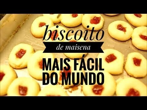 BISCOITO DE MAISENA MAIS FÁCIL DO MUNDO