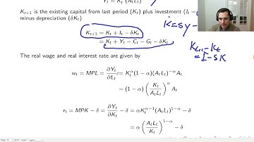 RBC: Model setup, Evolution of Capital, and Firm