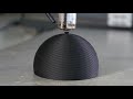 Adaptive layer height 3D printing of a spherical dome