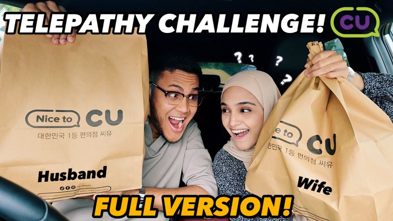 3 Years MARRIED couple TELEPATHY Challenge!