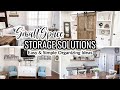 SMALL SPACE STORAGE SOLUTIONS | Easy & Simple Organizing Ideas for Small Homes