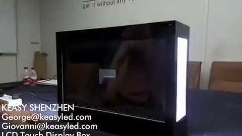 Lcd transparent touch display box | KEASY SHENZHEN TECHNOLOGIES #transparentscreen