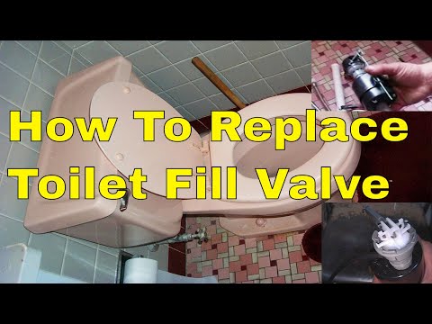 How To Replace Toilet Fillvalve with New Fluidmaster kit 👍👍👍