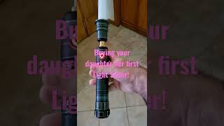 Star Wars Fan Buys His Daughter Her First Light Saber