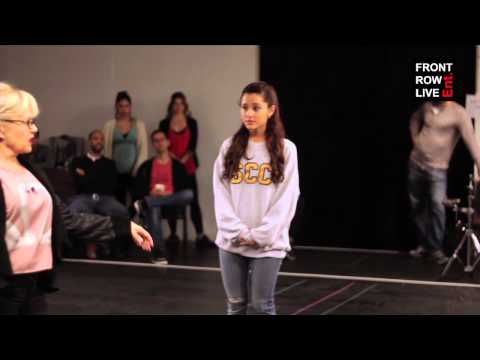 Ariana Grande "A Snow White Christmas" rehearsal featuring Neil Patrick Harris