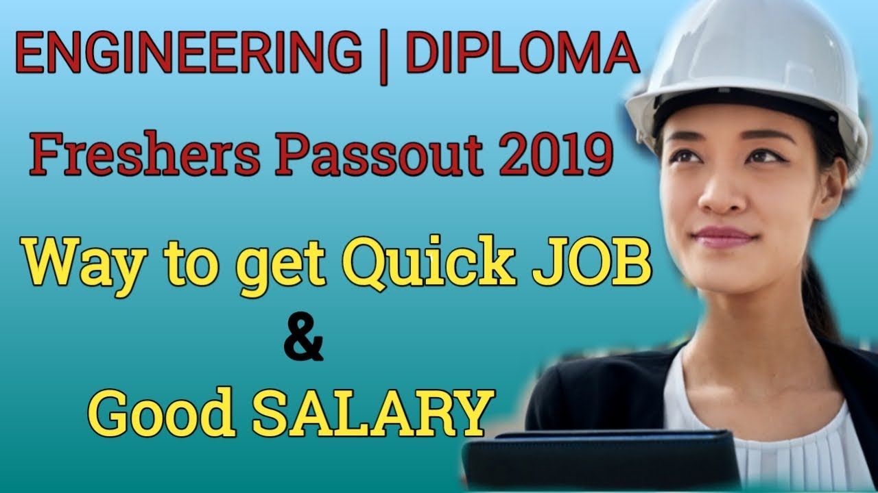 Engineering or Diploma Freshers Passout | How to get job | How to get