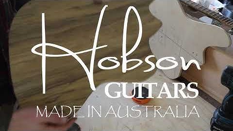 7 String Multiscale build - Hobson Guitars