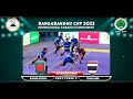 First semi final  bangladesh vs thailand  bangabandhu cup 2023 international kabaddi tournament