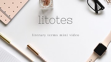 LITOTES | Literary Terms Mini Video