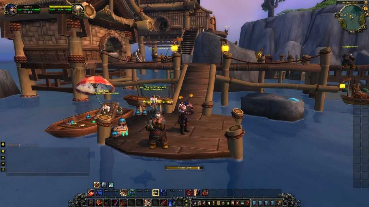 The Anglers Fishing Level 90 Dailies Hub and Rep Rewards Paiid YouTube