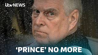 Andrew loses Prince title and will leave Royal Lodge, Buckingham Palace says | ITV News