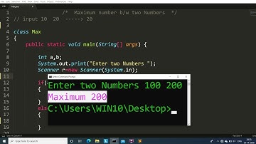 Java program to find Greatest number between two Numbers | Learn Coding
