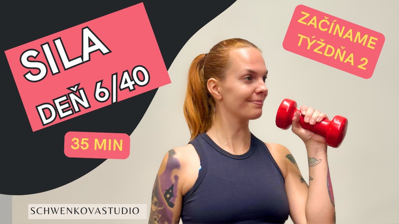 35 min Silový tréning na celé telo pre ženy – FIT RESET | Deň 6/40