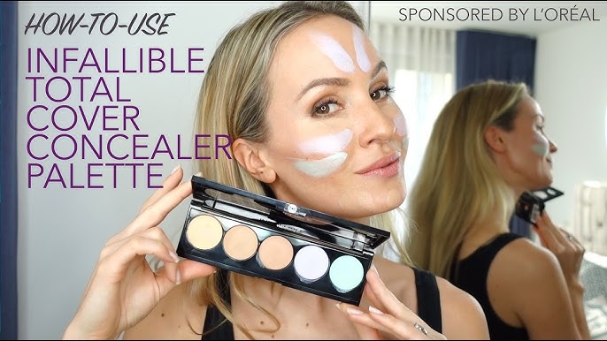 L'oréal INFAILLIBLE COVER palette REVIEW | First impressions - YouTube