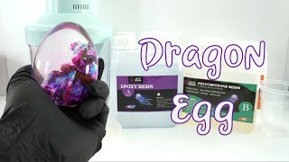 Baby Dragon in Egg  Resin Art for Beginners