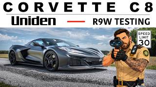 Stealth Uniden R9W + Shootout in a Corvette C8 ERay - Does It Actually Work