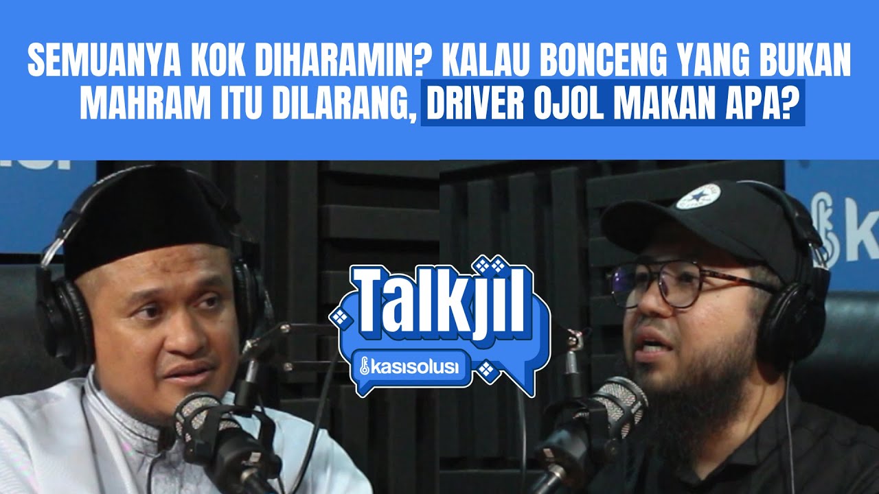 HATI-HATI DRIVER OJOL! BAGAIMANA HUKUM MEMBONCENG WANITA YANG BUKAN MAHRAM? MEMBUKA PINTU ZINA?
