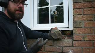 How to install a Limestone window sill with Dan Bloom Part #1