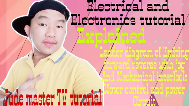 Explained forward reverse with mechanical interlock control & power circuit/Jude master TV tutorial