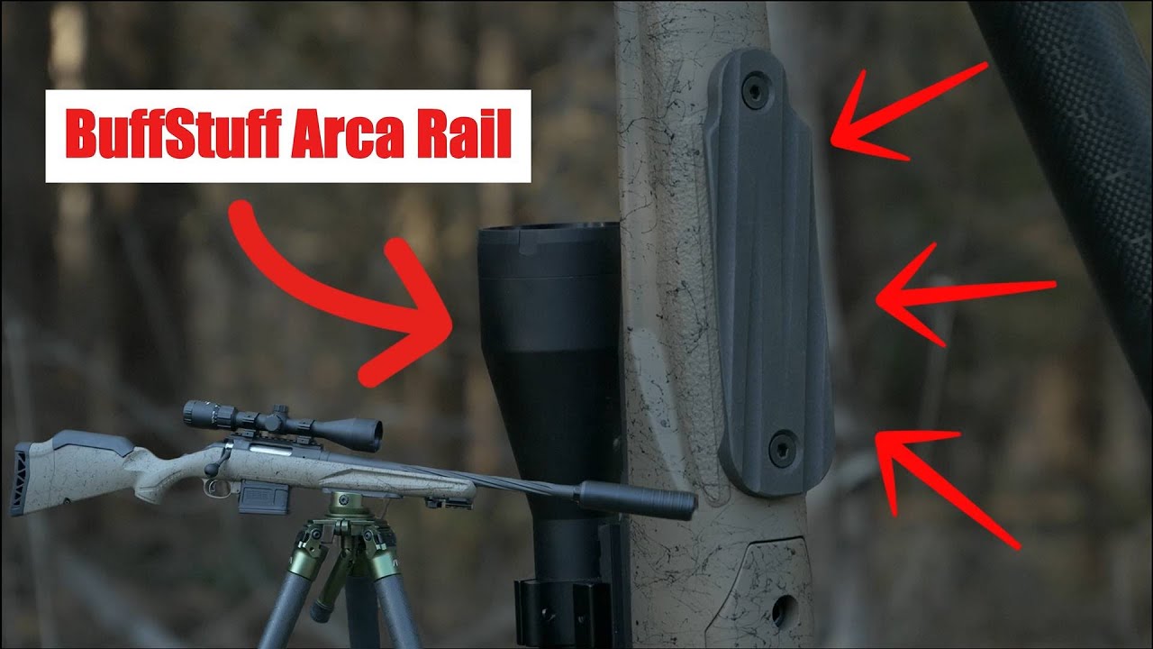Buff Stuff Arca Rail Install on Ruger American - YouTube