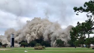 Building IMPLOSION- Capital One/Hertz/Calcasieu Marine Tower in Lake Charles Louisiana on 9/7/24