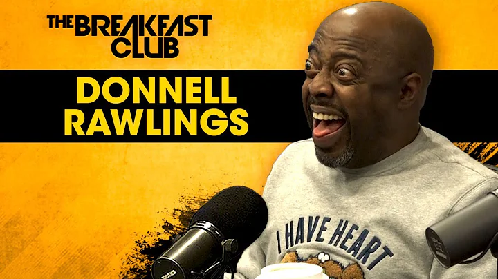Donnell Rawlings Presents His New Paper Book To Th...