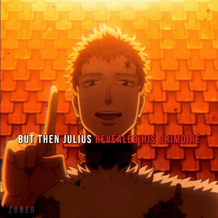 THIS GRIMOIRE 💀 #anime #blackclover #juliusnovachrono #asta