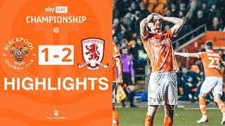 Highlights | Blackpool v Middlesbrough