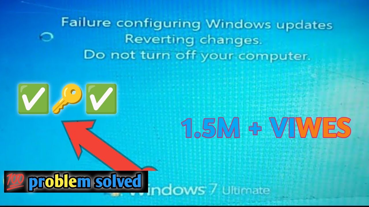 Failure configuring windows updates reverting changes do not turn off ...