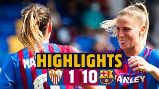 SEVILLA 1 - 10 BARÇA | HIGHLIGHTS 🔥⚽