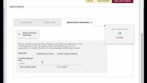How to send out an Enterprise Survey