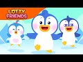 Familia de pingino canciones infantiles  canciones animales  el pequo pingino