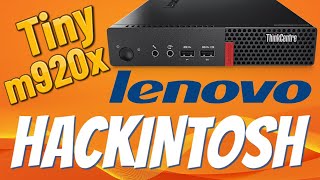 Lenovo Tiny m920x Mac Mini Clone HACKINTOSH