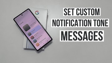 Google Pixel 7A: How to set custom notification tone for messages
