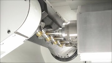 Compressor wheel: Multi-spindle 5-axis simultaneous machining