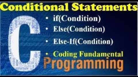 If-Else Statements in C Language | Conditional Statements #conditionalstatement #ifelse