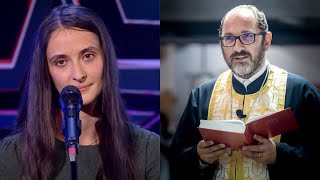 Laura Dinu, vocea virală de la „Românii au talent”, în dialog cu Părintele Constantin Necula