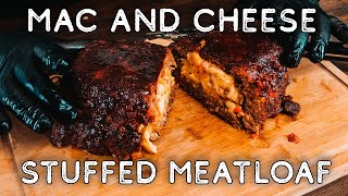 Awesome Stuffed Meatloaf  Jalapeno Bacon Mac and Cheese Stuffed Meatloaf