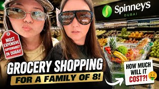 Family of 8 Grocery Shopping at Dubais Most Expensive Supermarket!