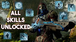 Outriders Trickster All Skills \& Abilities Unlocked Gameplay - Anomaly Powers