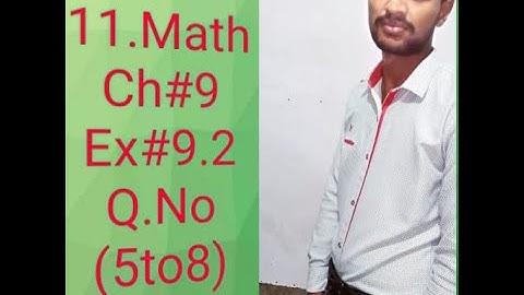 11th Class Math CH # 9 Lec # 6 Exercise 9.2 Q.No.5,6,7 & 8 Fundamentals of Trigonometry