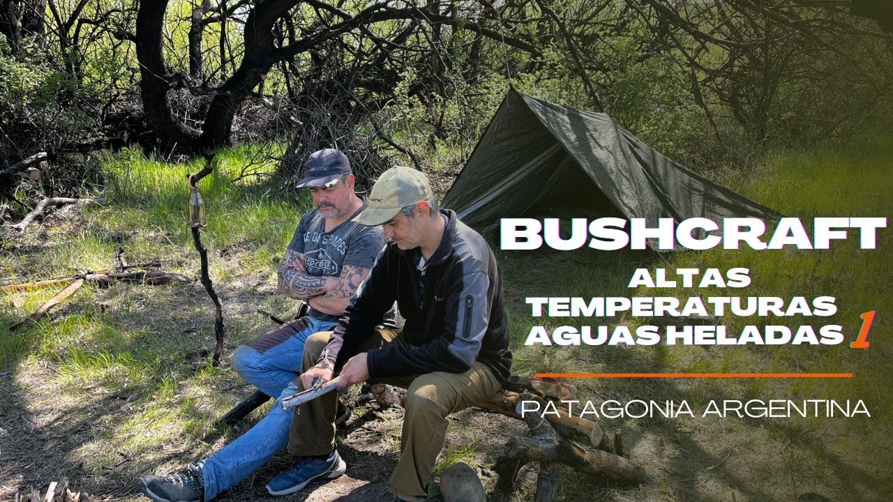 Técnica de REFUGIO solo con TARP, BUSHCRAFT, pesca y comida. Parte 1 (9)